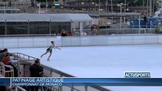 Championnat de patinage artistique à Monaco [upl. by Vijar]