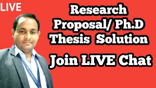 Research Proposal PhD Thesis Solution  writing Problem [upl. by Cuyler922]