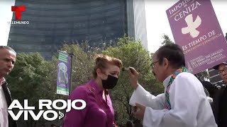 Católicos conmemoran el Miércoles de Cenizas en México  Al Rojo Vivo  Telemundo [upl. by Shorter68]