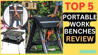 Top 5 Best Portable Workbenches Review in 2023  Folding Workbench for Work Table For The Money [upl. by Zumwalt499]