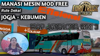 MANASI MESIN MOD BUS FREE Malah nubruk EURO TRUCK SIMULATOR 2 [upl. by Otrebla228]