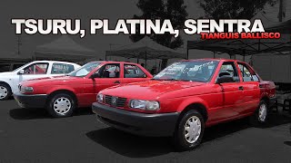 Precios de Nissan Tsuru Platina Sentra en Tianguis de autos Ecatepec Ballisco [upl. by Murtagh]