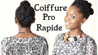 ☆ Coiffure Protectrice Rapide  Cheveux Crépus ☆ [upl. by Saucy]