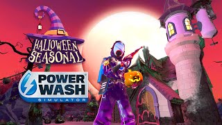 PowerWash Simulator  Trailer – HalloweenHaus [upl. by Kendyl]