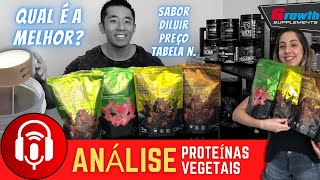 Análise Proteínas Vegetais Growth  Proteína de Soja Arroz Ervilha e Blend Vegan [upl. by Giarg]