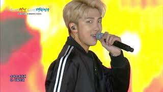 BTS 방탄소년단  FIRE 불타오르네 Live 2018 Pyeongchang Olympics G100 Concert [upl. by Enad]