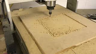 Surfacing a spoilboard on my Chinese 6040 cnc [upl. by Gehlbach]