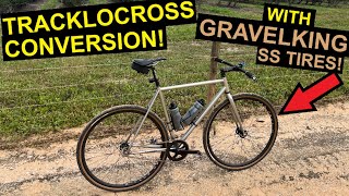 Back To Tracklocross With Panaracer Gravelking Tires [upl. by Nowed840]