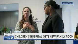 Montefiore Einstein Hospital Family Room Opening on NY1 [upl. by Frannie]