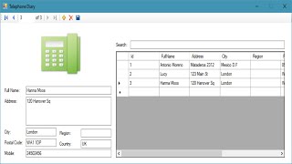 C Tutorial  Create Telephone Diary Mini Project C Application  FoxLearn [upl. by Ileray995]