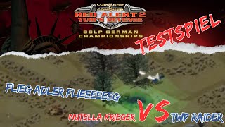 Flieg Adler flieeeeeeg  Testspiel 3 of 3  NutellaKrieger vs TWP Raider  CampC Red Alert 2 [upl. by Tedmund]