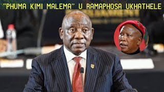 Iyamudina lento eyenziwa u Malema umise iphalamende emtshela okheshi bakhe u Ramaphosa [upl. by Barber120]