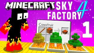 Minecraft Skyblock mas é uma FÁBRICA  Sky Factory 1 [upl. by Hcone203]