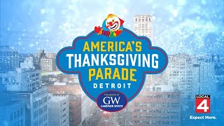 Live Americas Thanksgiving Parade in Detroit PARADE ZONE [upl. by Atnad]