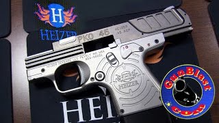 Shooting the NEW Heizer Defense PKO 45 PAR1 and PAK1 Pocket Pistols  Gunblastcom [upl. by Nolie]