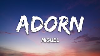 Miguel  Adorn Lyrics [upl. by Erek905]