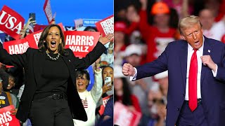 Présidentielle américaine  Harris ou Trump quotune des élections les plus serrées de lhistoirequot [upl. by Eeliak]