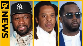 50 Cent Drags Jay Z Into Diddy Drama [upl. by Ahsuatan380]