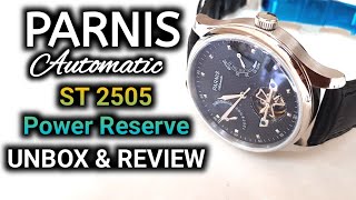 Parnis Power Reserve ST2505  Review [upl. by Gnoht]