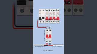 MCB Type Manual Changeover Switch Connection with Distribution Board [upl. by Cressi839]