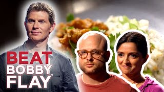 Beat Bobby Flay Chicken Curry Challenge  Full Episode Recap  S2 E12  Food Network [upl. by Aivlis]