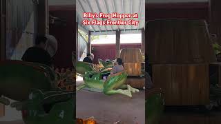 Billys Frog Hopper at Six Flags Frontier City sixflagsfrontiercity sixflags themepark [upl. by Meekar]