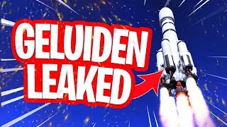 LEAKED GELUIDEN VAN LANCERING VAN DE RAKET Tijdenreizen met de raket in FORTNITE [upl. by Odysseus793]