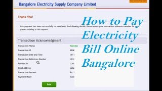 How to Understand BESCOM Electricity Bill Industrial HT connection [upl. by Portia]