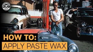 How To Apply Paste Wax To Car  1955 Porsche 550 Spyder  Chemical Guys [upl. by Stavro]