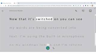 18 Using Dictate to dictate text in Word Online [upl. by Aninat]