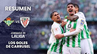 ¡Reconciliación del Betis con el Villamarín  Resumen Real Betis 31 Athletic Club [upl. by Eednim]