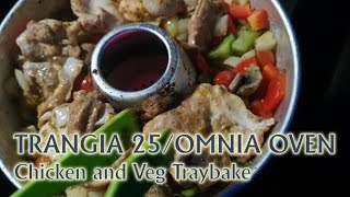 Omnia Camping Oven Trangia First Cook Chicken and Veg Traybake [upl. by Hplar]