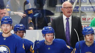 Coach Lindy Ruff discusses Sabres win vs Detroit Red Wings [upl. by Wappes]