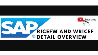 SAP RICEFW and WRICEF Objects overview and Functional and Technical Consultant [upl. by Ehcnalb]