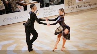 Ayan Zhumatayev  Raziya Salimova KAZ  GoldstadtPokal 2018  WDSF WO LAT  R3 S [upl. by Htebazie]