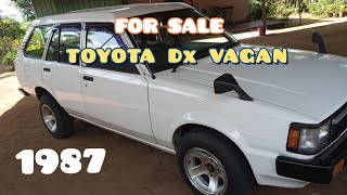 car sale srilanka Toyota crolla dx wagon 19871300cc [upl. by Ranice622]