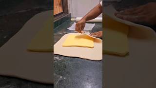 Making Croissant dough shortsvideo youtubeshorts trendingreels bakery cheflife [upl. by Acinemod]