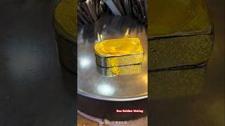 WOW PURE 24K RAW GOLDBAR MAKING shorts short trending shortvideo video gold [upl. by Eldorado]