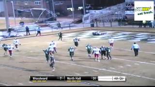 North Halls 14 Andrew Smith throws a 14yd TD Pass [upl. by Derfla853]