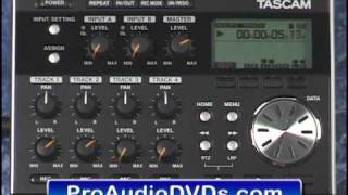 Tascam DP004 Video Tutorial Demo Review Help Edits [upl. by Dorri]