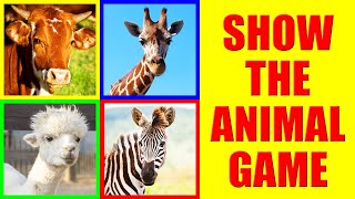 Show me the Hoofed Animals Game for Kids  Where is the Animal [upl. by Ocker]