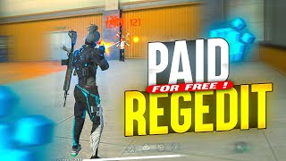 Paid Regedit For quotFREEquot 🥵  For 100 Headshot Rate❗ but fair [upl. by Ecila795]