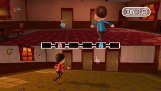 Wii Party minigame Dicey Descent 60fps [upl. by Ydnys917]