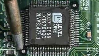 Professional Surface Mount Soldering  How To QFP 64 Drag Solder [upl. by Dnomse258]