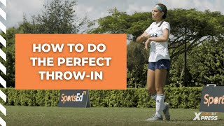 How To ThrowIn  Youth Soccer Skills Tutorial [upl. by Nnaihs]