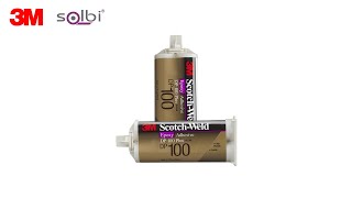 3M™ SCOTCHWELD™ EPOXY STRUCTURAL GLASS ADHESIVE DP100 PLUS  FLEXIBLE AND PERMANENT BONDS [upl. by Gideon]