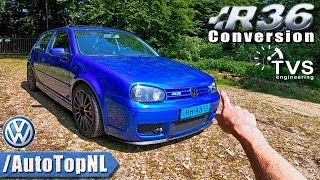 415HP VW Golf R32  R36 Supercharged Conversion  REVIEW POV by AutoTopNL [upl. by Ola]