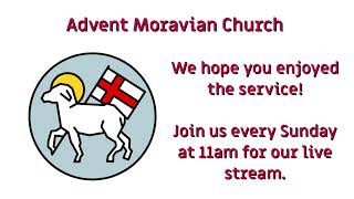 Advent Moravian Live Stream  11102024 [upl. by Rawlinson]