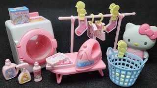 HelloKitty Laundry Set 😺 Satisfying with Unboxing Toys Compilation no music EP116 [upl. by Cohby]