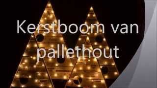 De stormpjes maken het zo  kerstboom pallethout steigerhout [upl. by Reldnahc]